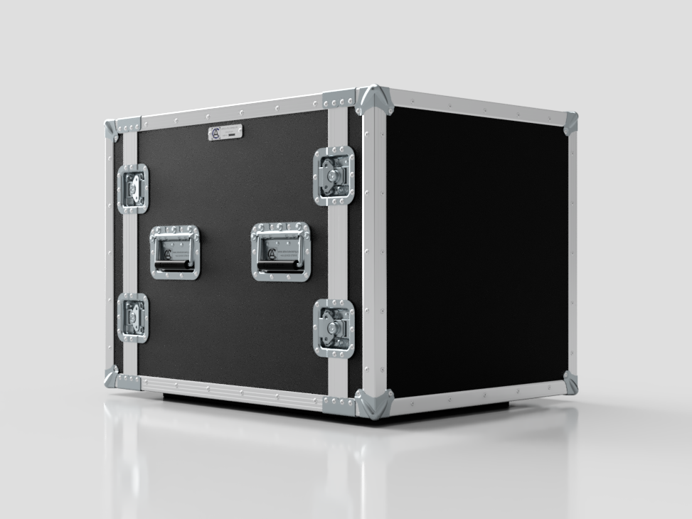 10U Foam Shock Mounted 19" Rack Case