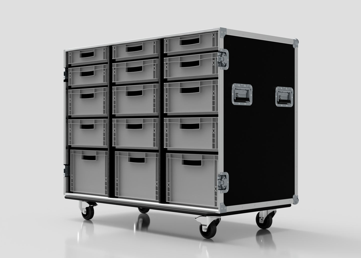 15 Way Euro Crate Case