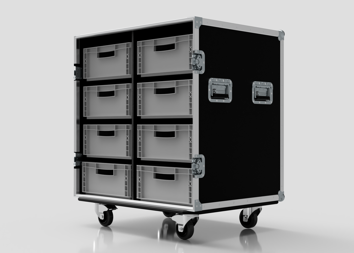 8 Way Euro Crate Case