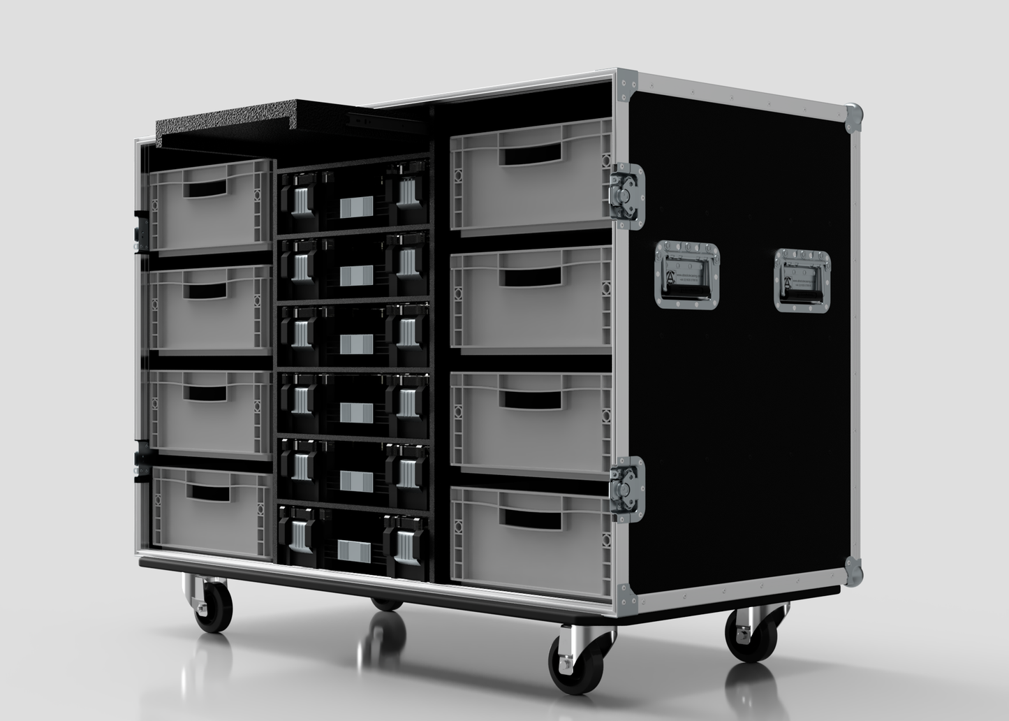 8 Way Euro Crate And 6 Stanley Fatmax Case
