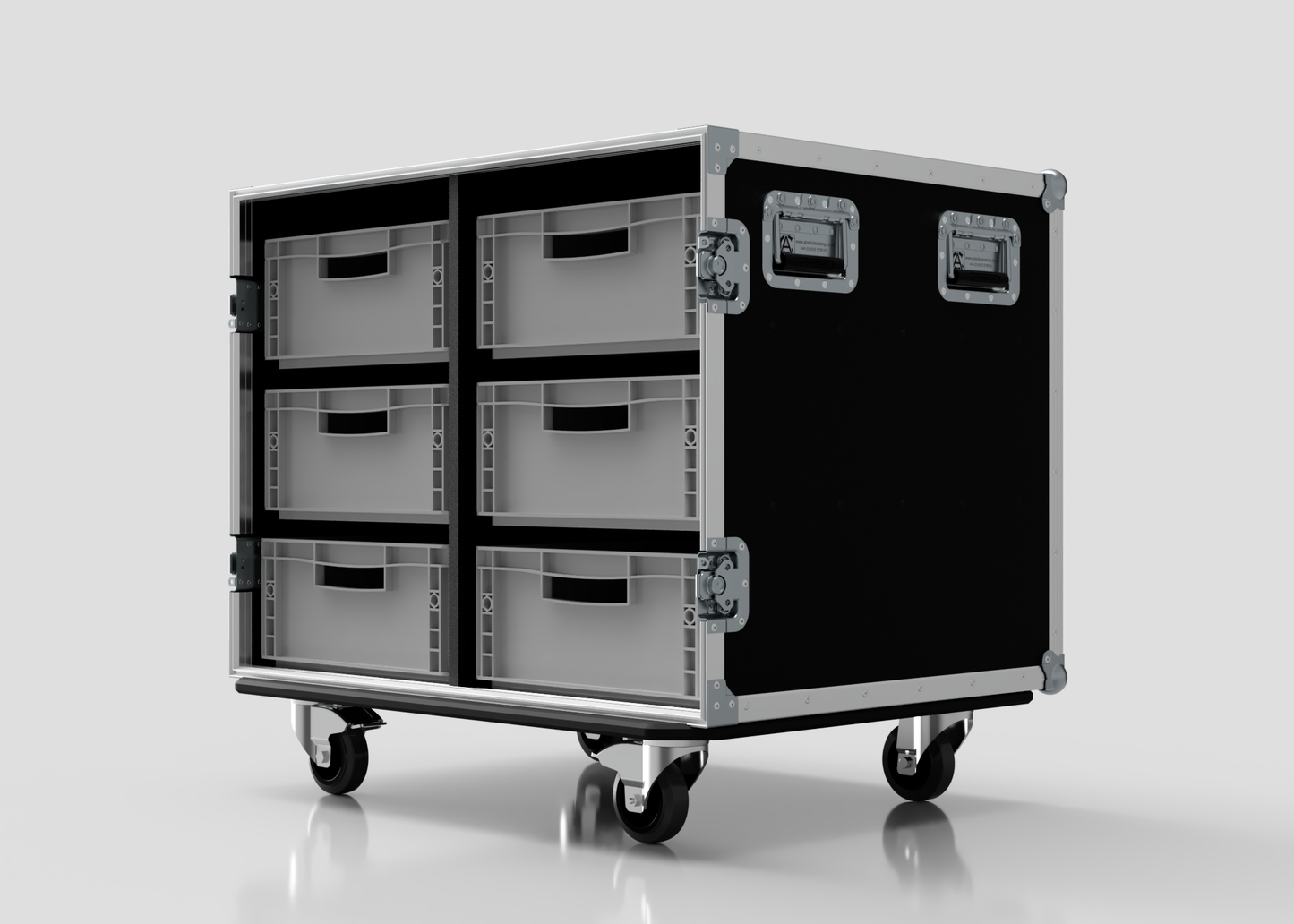 6 Way Euro Crate Case