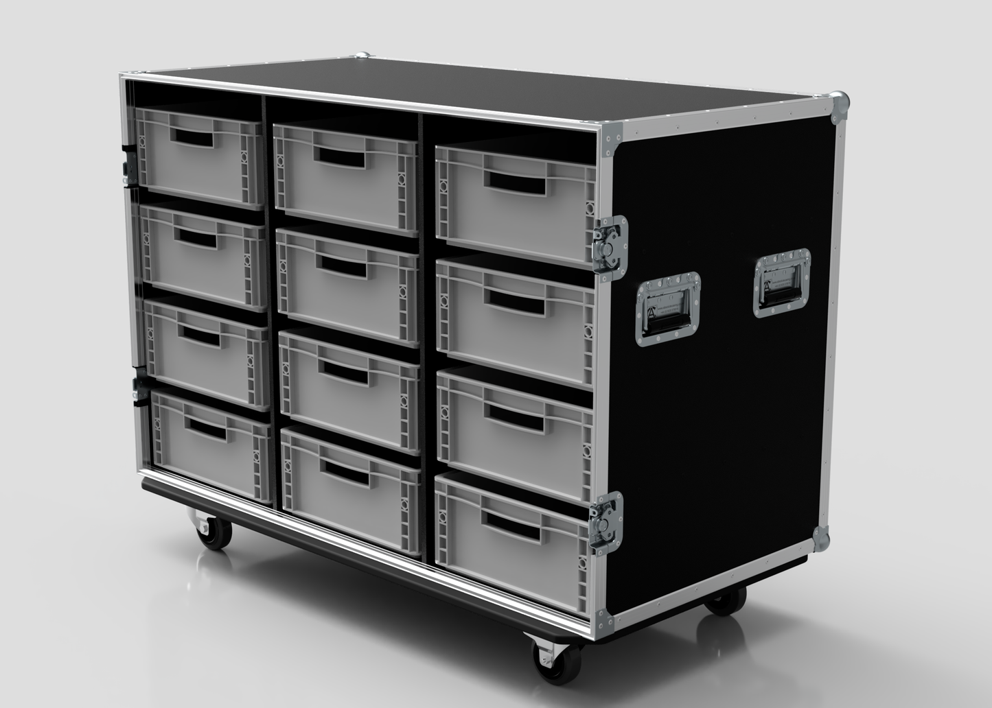 12 Way Euro Crate Case