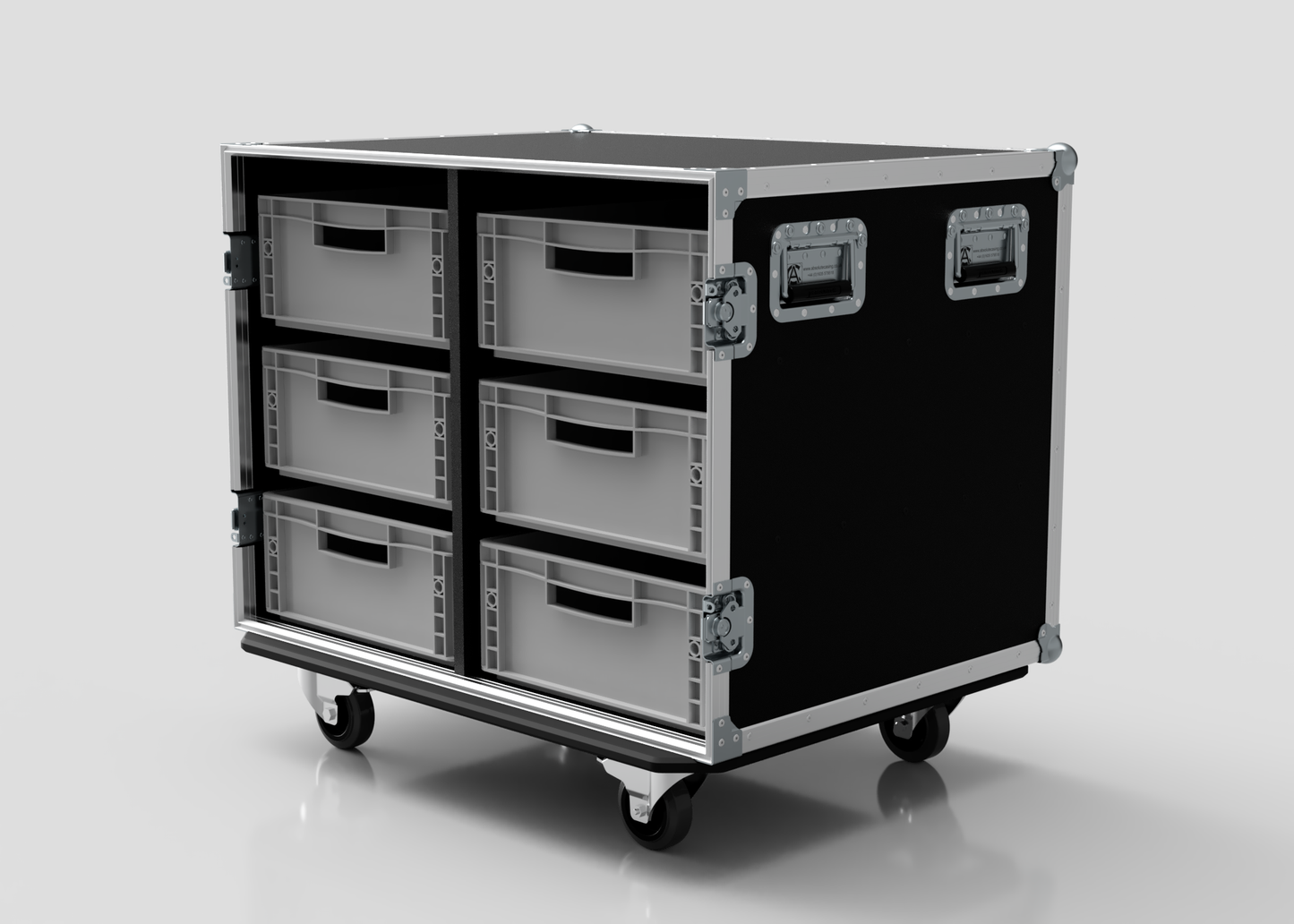 6 Way Euro Crate Case