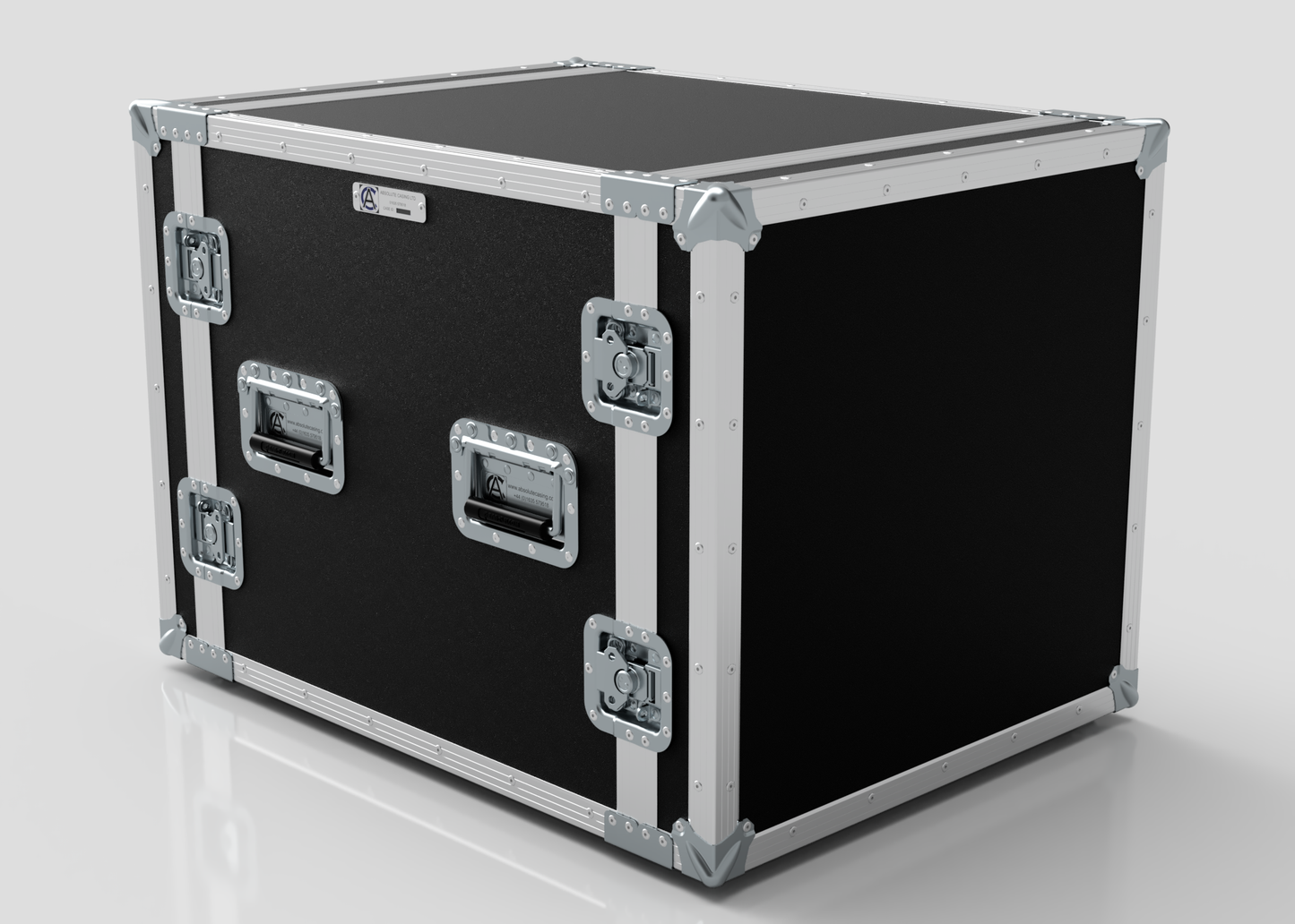 10U Foam Shock Mounted 19" Rack Case