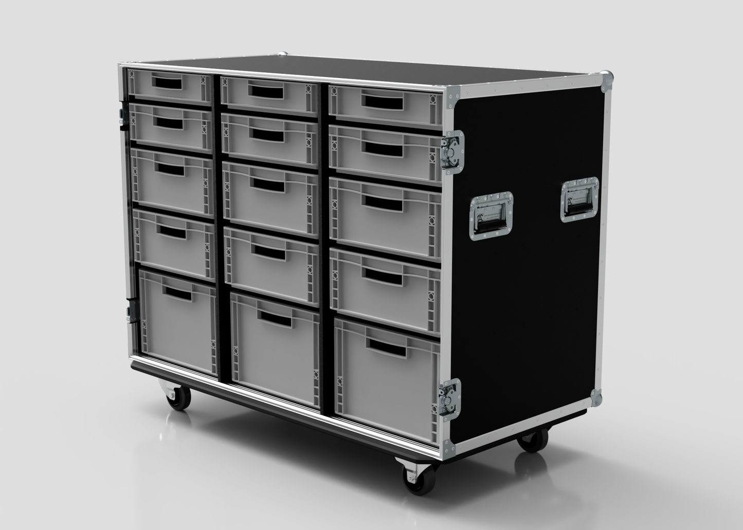 15 Way Euro Crate Case