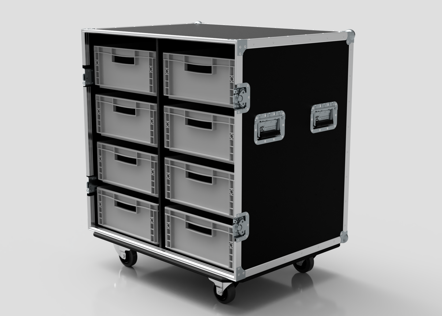 8 Way Euro Crate Case