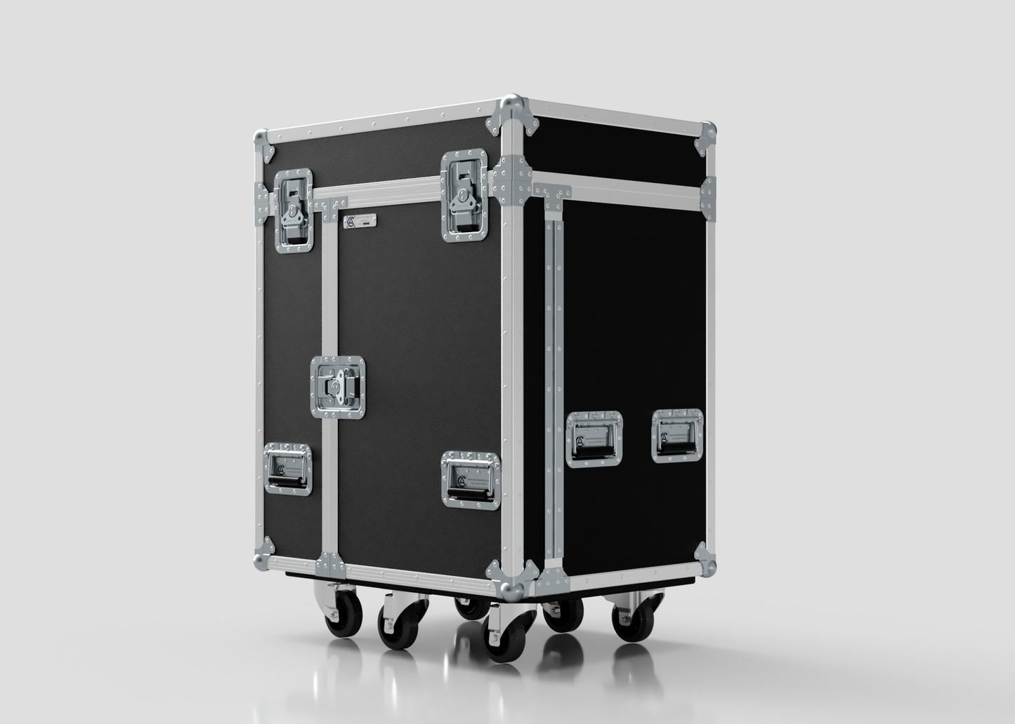 Backline Workbox Case With 4 drawers Plus 2U Rack Drawer