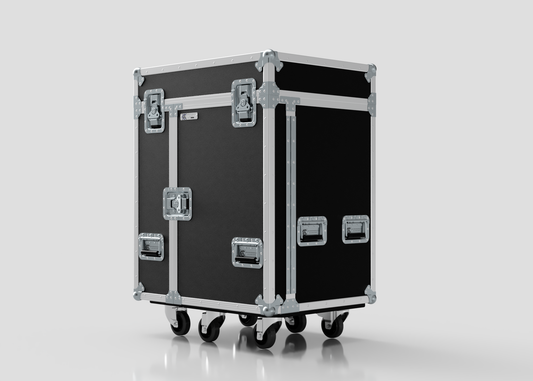 Backline Workbox Case With 5 drawers Plus 2U Rack Drawer