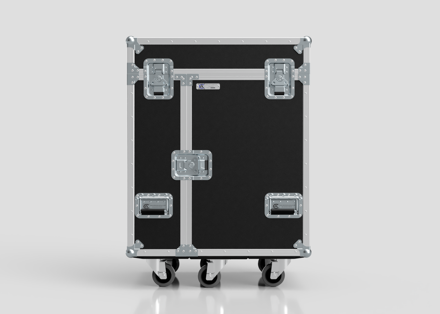 Backline Workbox Case With 5 drawers Plus 2U Rack Drawer