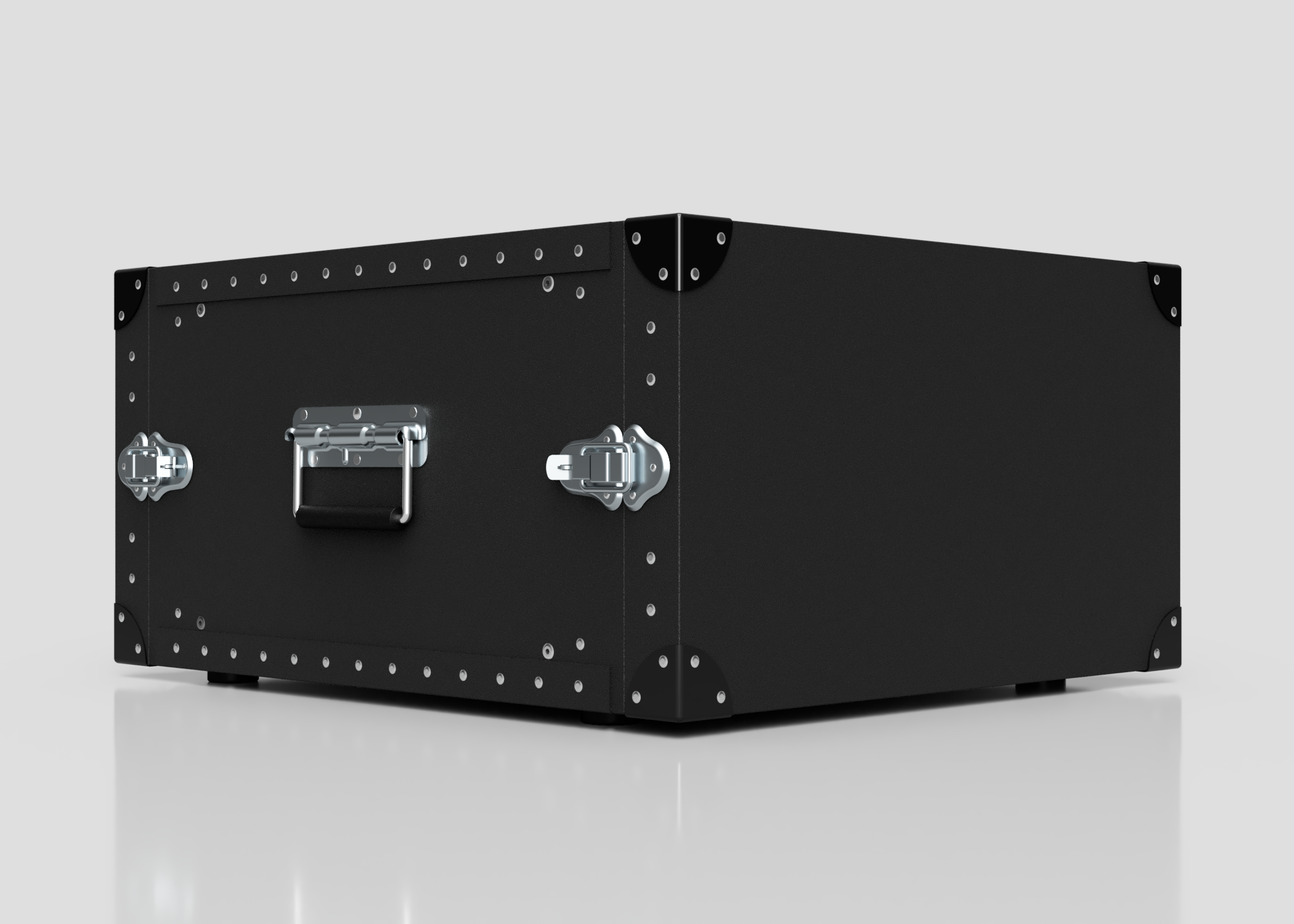 6U Standard Poly Rack Case – Absolute Casing
